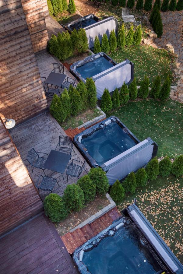 Zheleznitsa Pinus Villas Lodge With Private Jacuzzi & Phyto-Sauna Retreat מראה חיצוני תמונה